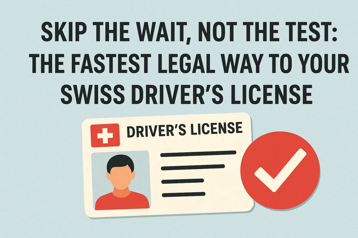 Fastest way to get Swiss driving license